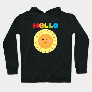 Rainbow Hello Sun Hoodie